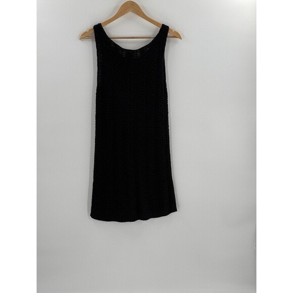 Anthropologie Far Away From Close Navy Sweater Dress Knit Pocket Dress Medium - Picture 6 of 12